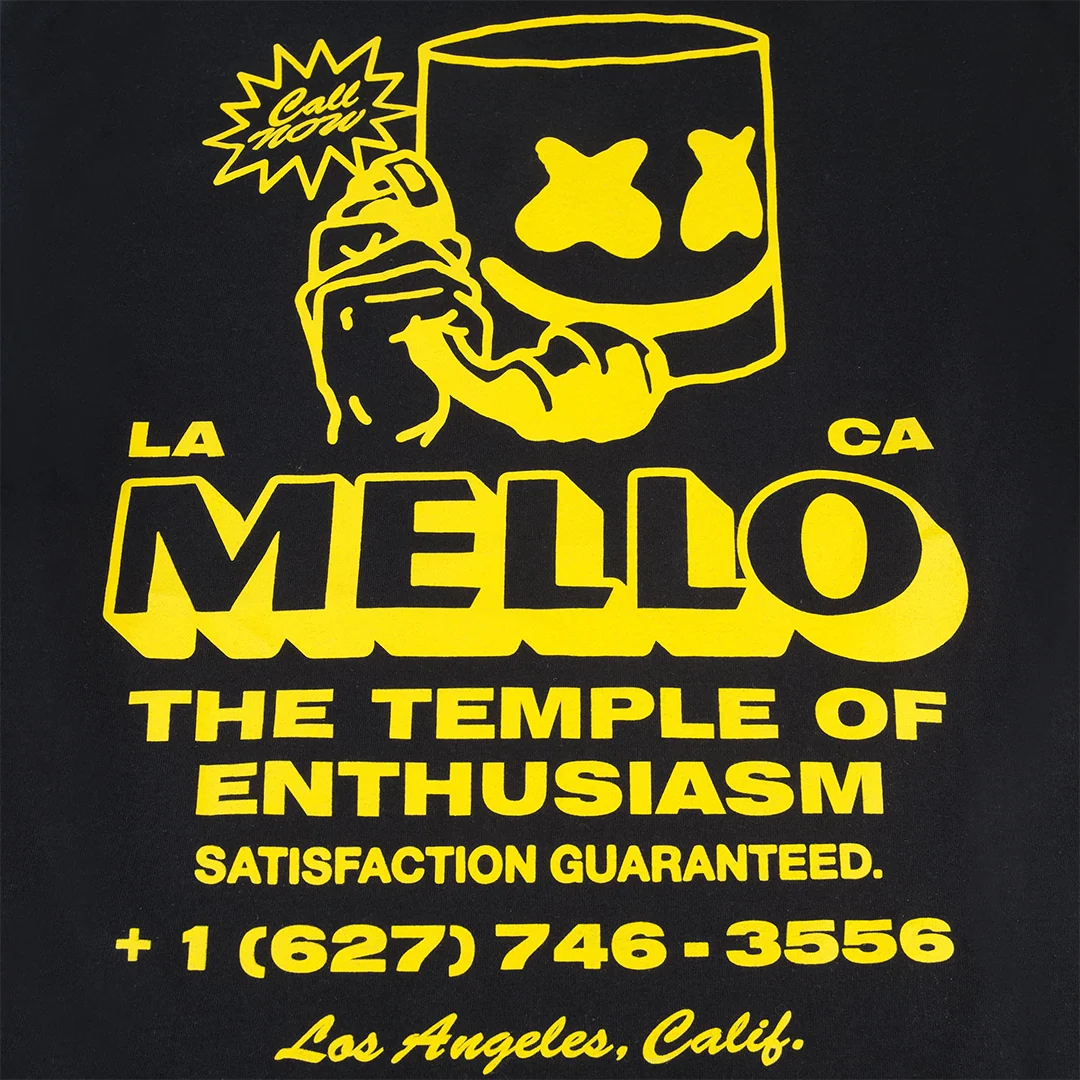 Call Now T-Shirt — Black - Image 4