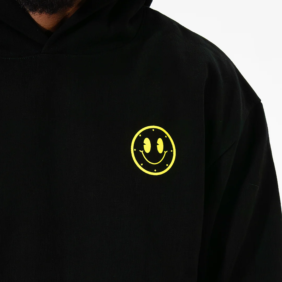 Joytime Collective Stacked Logo Hoodie — Black - Image 6