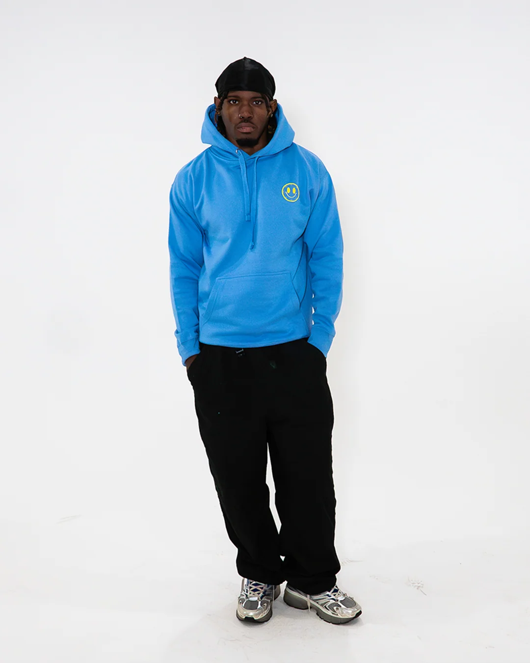 Joytime Collective Stacked Logo Hoodie — Blue - Image 7