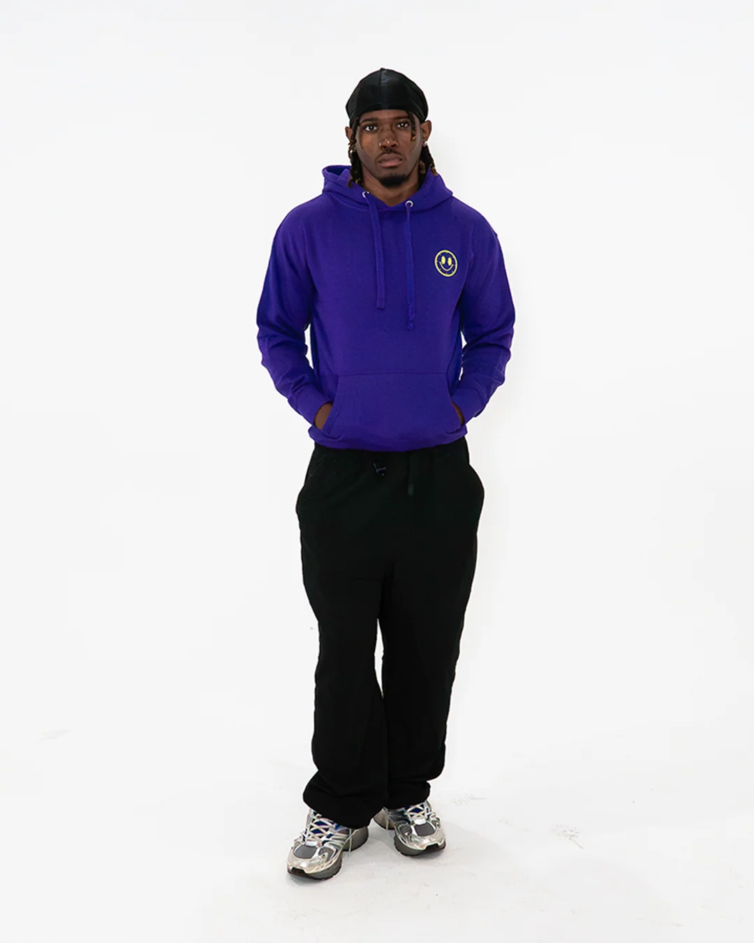Joytime Collective Stacked Logo Hoodie — Purple - Image 5