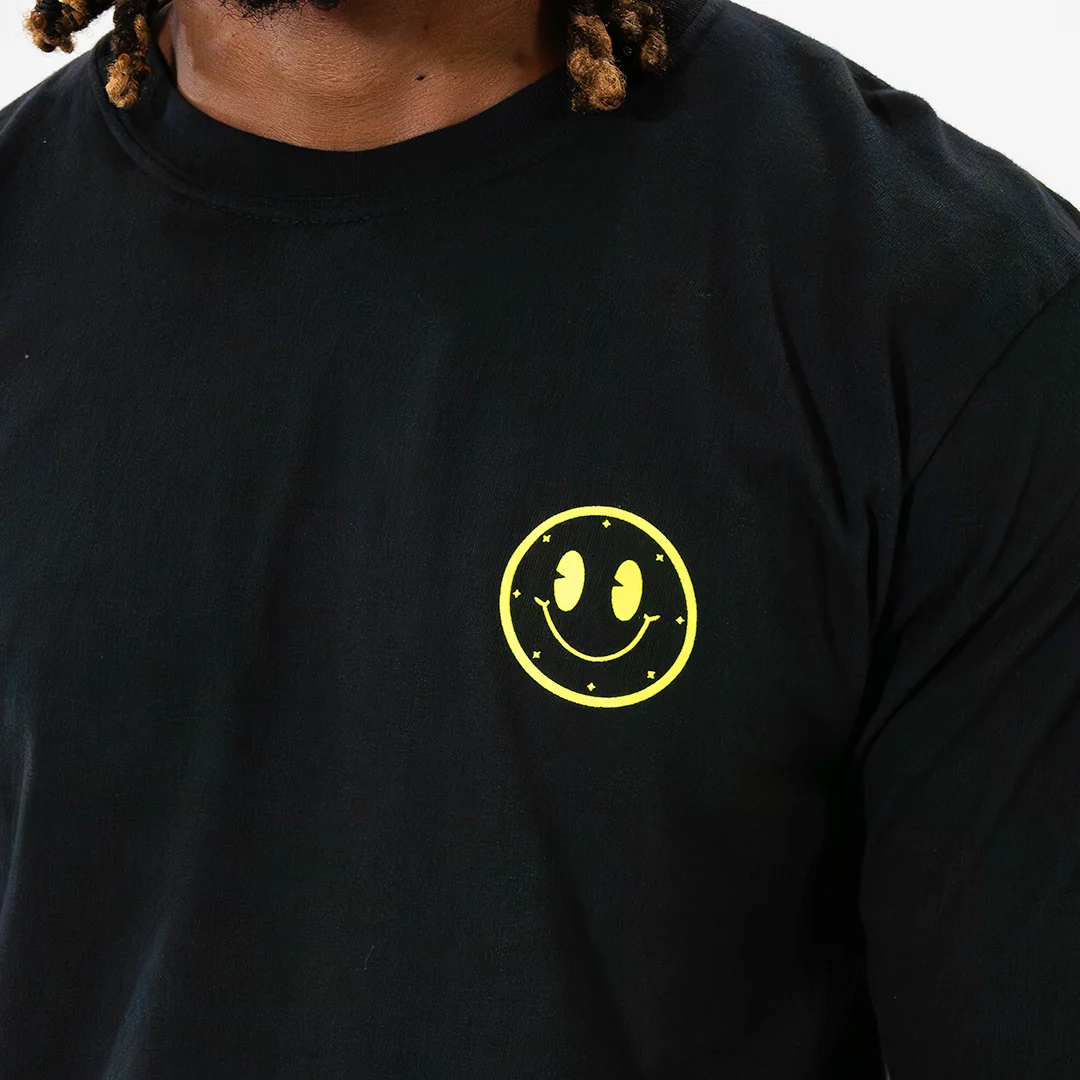 Joytime Collective Stacked Logo L/S Shirt — Black - Image 8