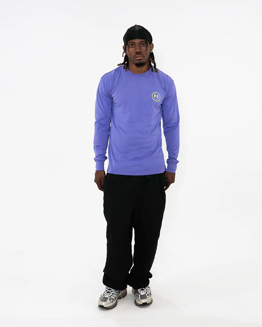 Joytime Collective Stacked Logo L/S Shirt — Purple - Image 5