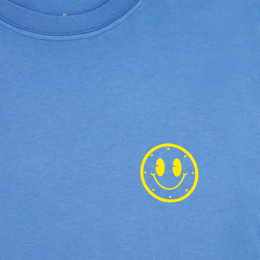 Joytime Collective Stacked Logo T-Shirt — Blue - Image 3