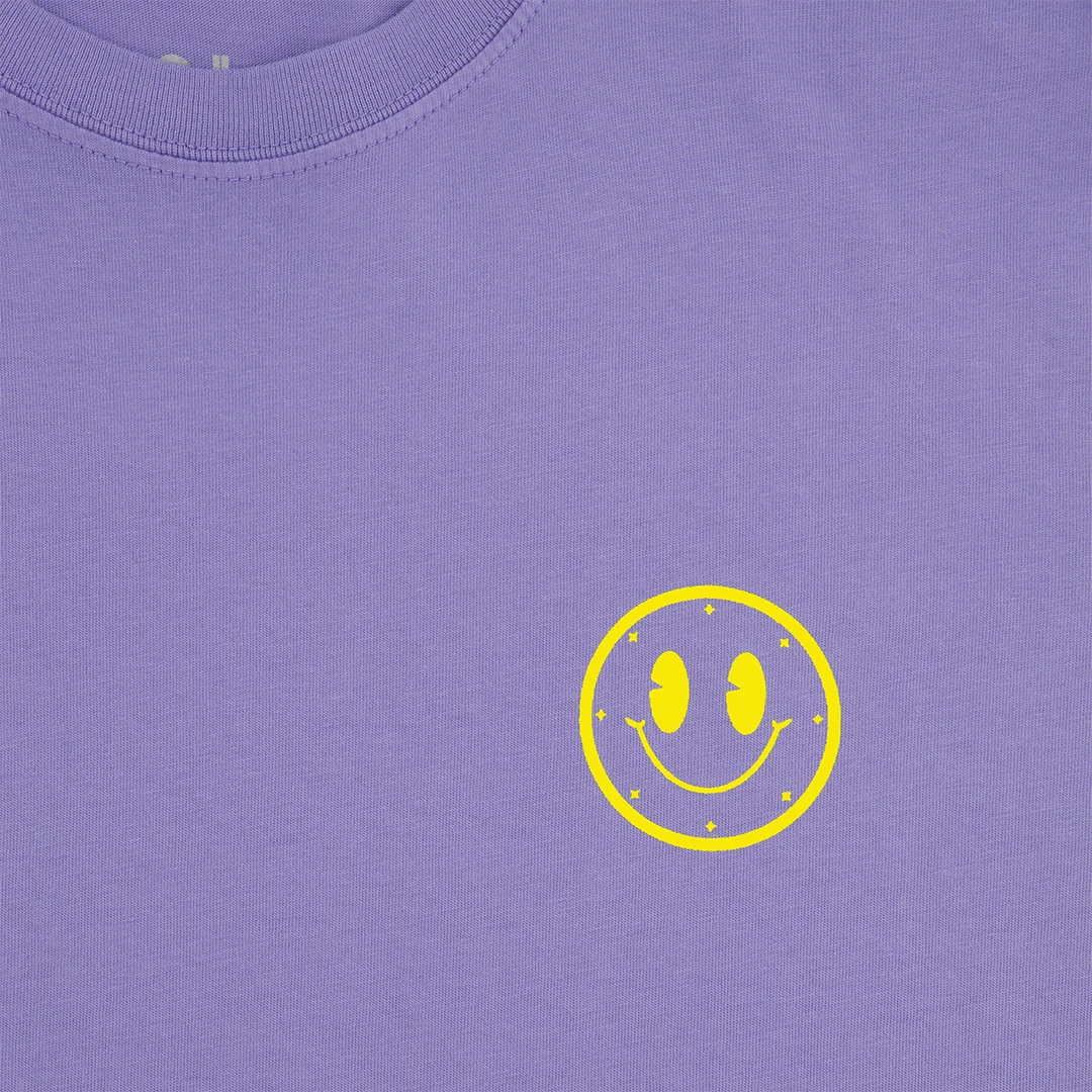 Joytime Collective Stacked Logo T-Shirt — Purple - Image 3