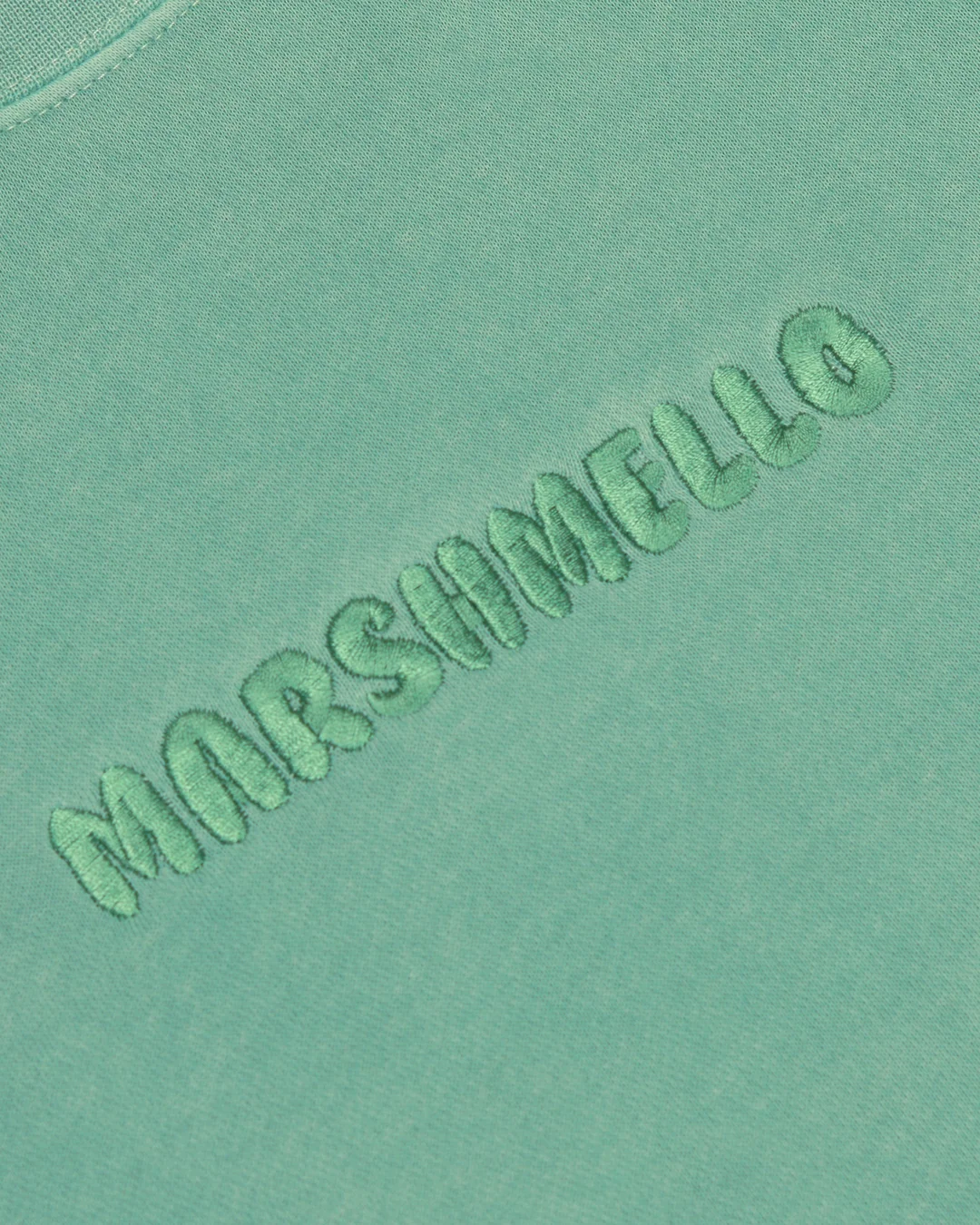 Marshmello Light Stitch Logo Crewneck — Mint - Image 3