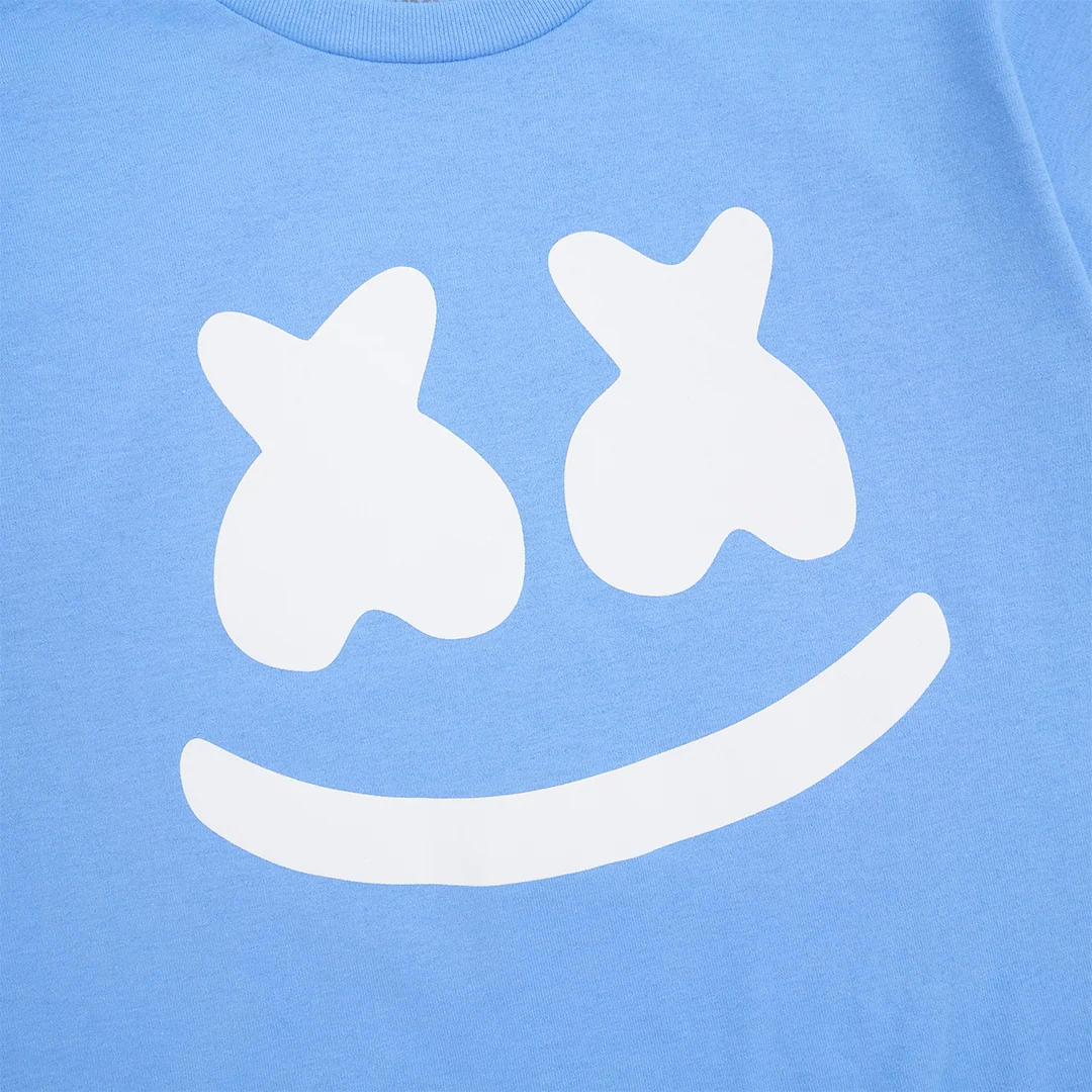 Smile T-Shirt (Youth) — Carolina Blue - Image 4